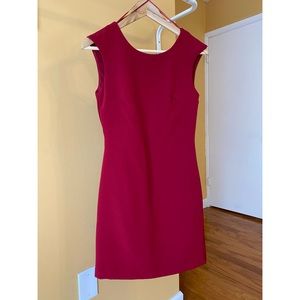 ZARA Short Dress in Jam red XS NWOT